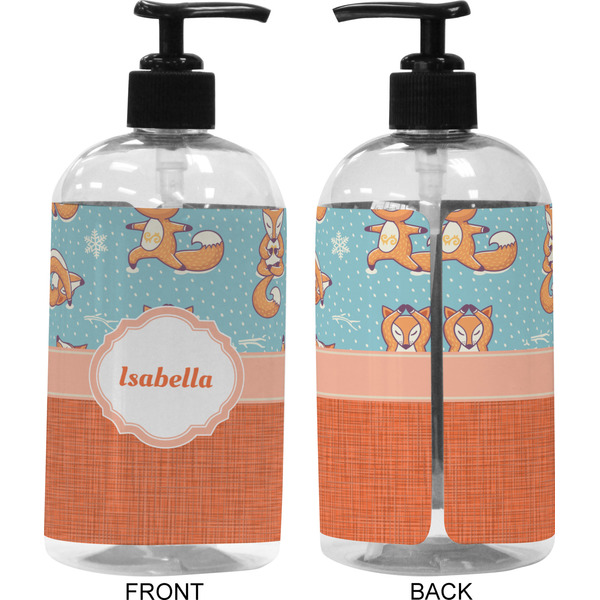 Foxy Yoga 16 oz Plastic Liquid Dispenser (Approval)