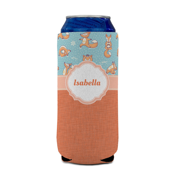 Foxy Yoga 16oz Can Sleeve - FRONT (on can)