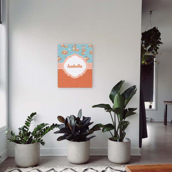 Foxy Yoga 16x20 - Canvas Print - In Context