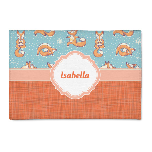Custom Foxy Yoga 2' x 3' Indoor Area Rug (Personalized)