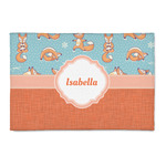 Foxy Yoga Patio Rug (Personalized)