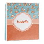 Foxy Yoga 3-Ring Binder - 1 inch (Personalized)