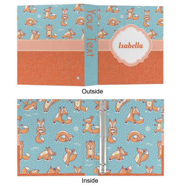 Foxy Yoga 3 Ring Binders - Full Wrap - 1" - APPROVAL