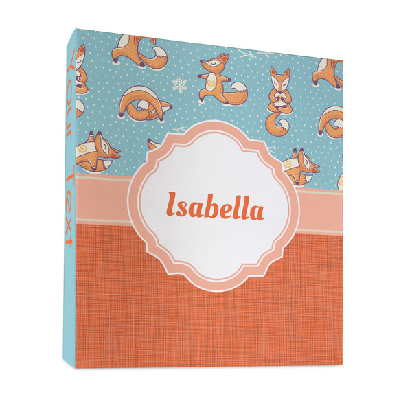Custom Foxy Yoga 3 Ring Binder - Full Wrap - 1" (Personalized)