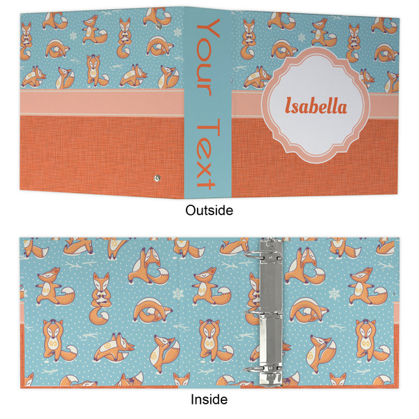 Foxy Yoga 3 Ring Binders - Full Wrap - 3" - APPROVAL