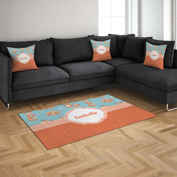 Foxy Yoga 4'x6' Indoor Area Rugs - IN CONTEXT