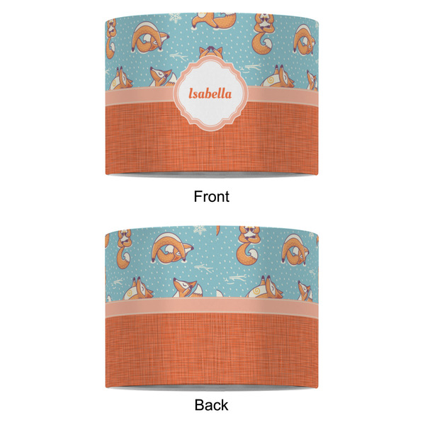 Foxy Yoga 8" Drum Lampshade - APPROVAL (Fabric)