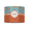 Foxy Yoga 8" Drum Lampshade - FRONT (Fabric)