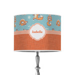 Foxy Yoga 8" Drum Lamp Shade - Poly-film (Personalized)