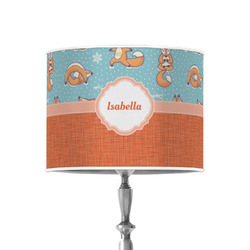 Foxy Yoga 8" Drum Lamp Shade - Poly-film (Personalized)