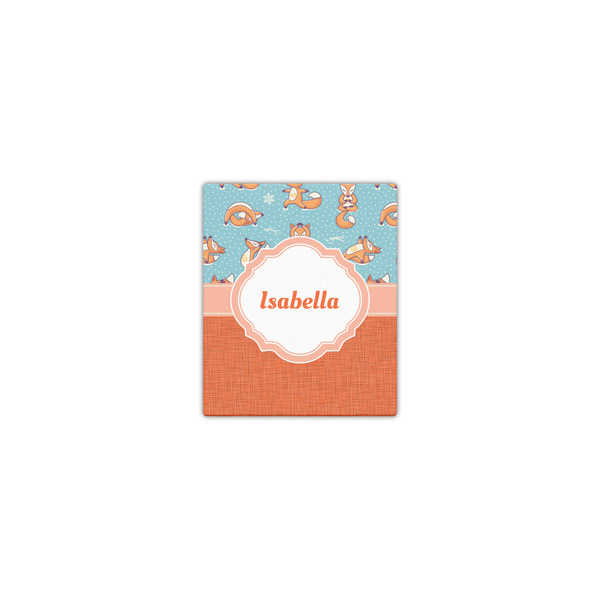 Custom Foxy Yoga Canvas Print - 8x10 (Personalized)