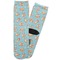 Foxy Yoga Adult Crew Socks - Single Pair - Front and Back