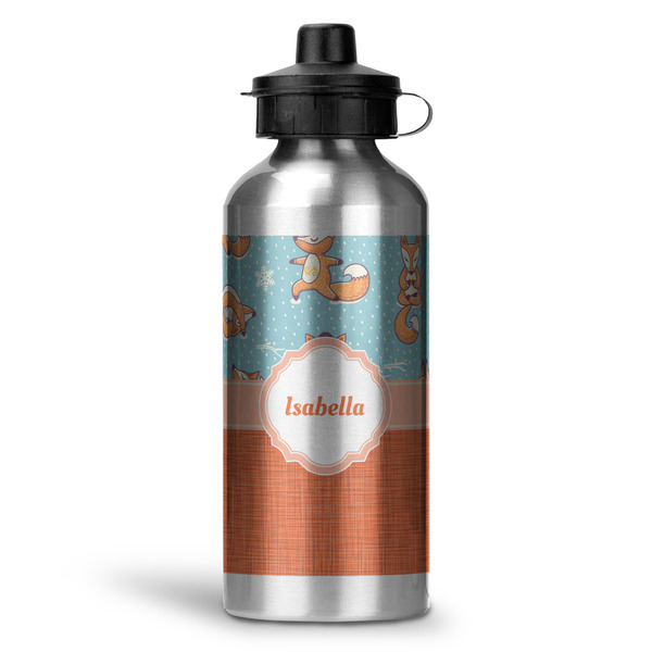 Custom Foxy Yoga Water Bottles - 20 oz - Aluminum (Personalized)