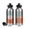 Foxy Yoga Aluminum Water Bottle - Front and Back
