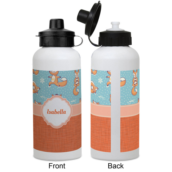 Foxy Yoga Aluminum Water Bottle - White APPROVAL