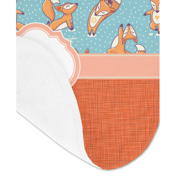 Foxy Yoga Baby Bib - AFT detail
