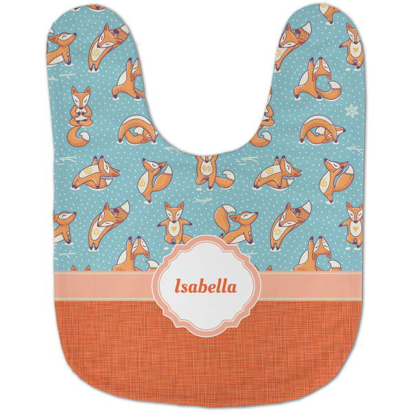 Foxy Yoga Baby Bib - AFT flat