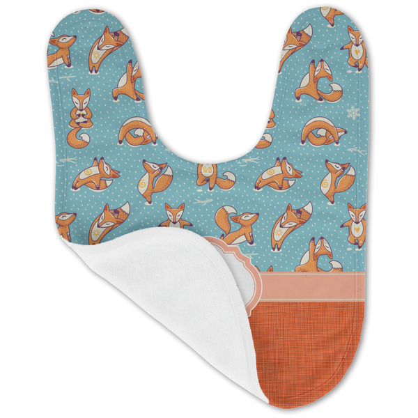 Foxy Yoga Baby Bib - AFT folded