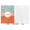 Foxy Yoga Baby Blanket (Single Sided - Printed Front, White Back)