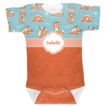 Foxy Yoga Baby Bodysuit (Personalized)