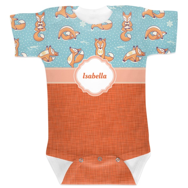 Custom Foxy Yoga Baby Bodysuit 3-6 (Personalized)