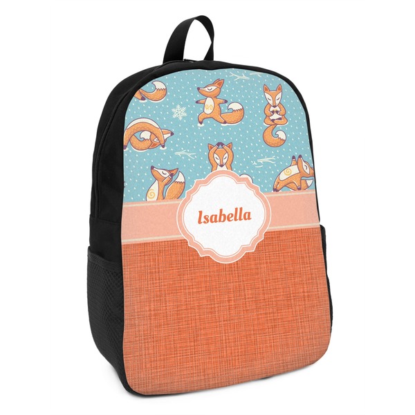 Custom Foxy Yoga Kids Backpack (Personalized)
