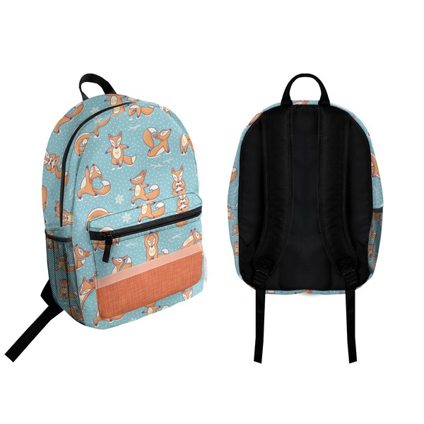 Foxy Yoga Backpack front and back - Apvl