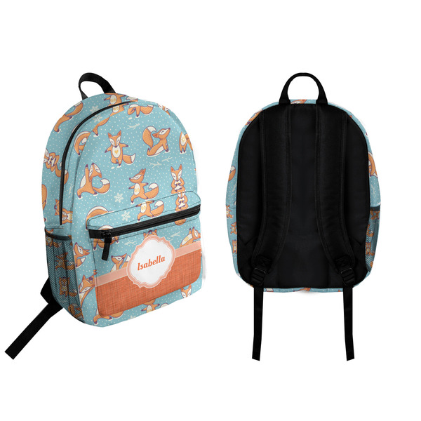 Foxy Yoga Backpack front and back - Apvl