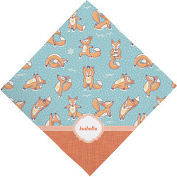 Foxy Yoga Dog Bandana Scarf w/ Name or Text