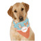 Foxy Yoga Dog Bandana Scarf w/ Name or Text