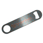 Foxy Yoga Bar Bottle Opener - Silver w/ Name or Text