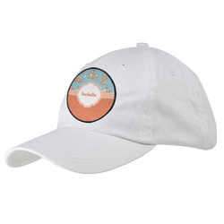 Foxy Yoga Baseball Cap - White (Personalized)