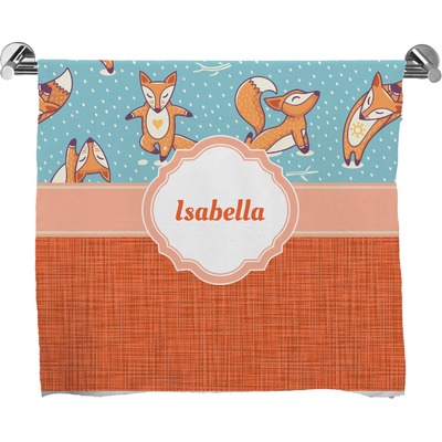 Foxy Yoga Bath Towel (Personalized)