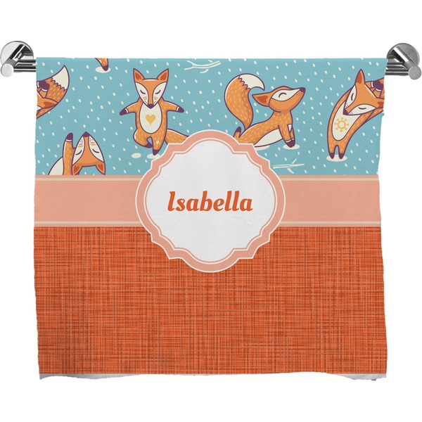 Custom Foxy Yoga Bath Towel (Personalized)