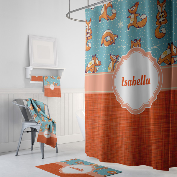 Foxy Yoga Bath Towel Sets - 3-piece - In Context