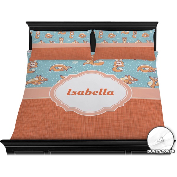 Foxy Yoga Bedding Set (King) - Duvet
