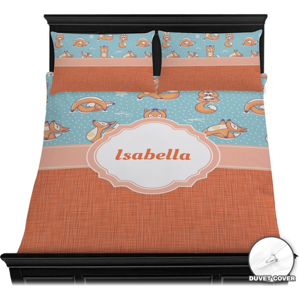Foxy Yoga Bedding Set (Queen) - Duvet