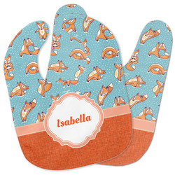 Foxy Yoga Baby Bib w/ Name or Text