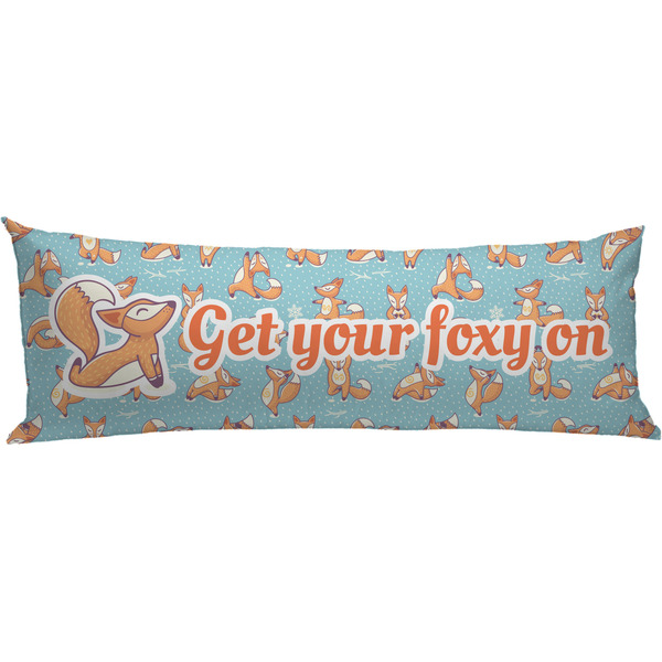 Custom Foxy Yoga Body Pillow Case (Personalized)
