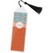 Foxy Yoga Bookmark with tassel - Flat