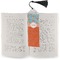 Foxy Yoga Bookmark with tassel - In book