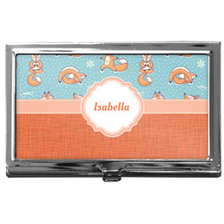 Foxy Yoga Business Card Case