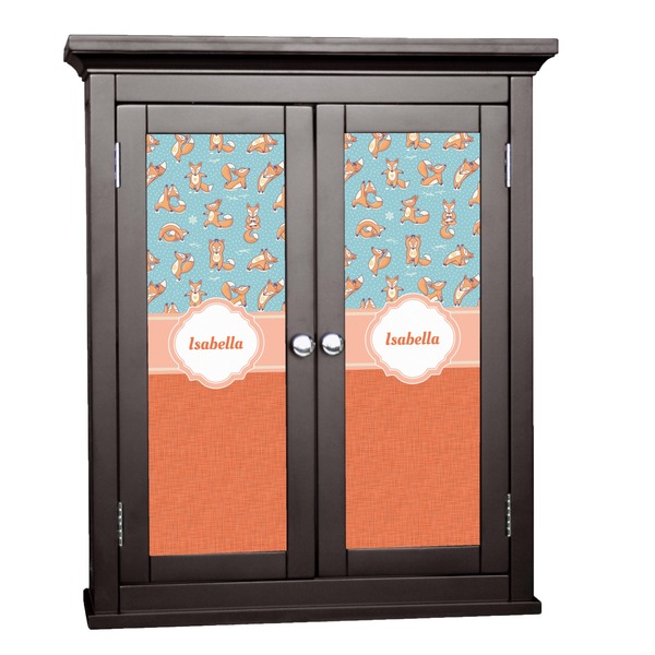 Custom Foxy Yoga Cabinet Decal - Small (Personalized)