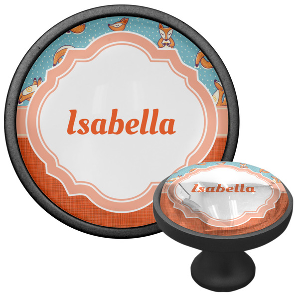 Foxy Yoga Cabinet Knob - Black - Multi Angle