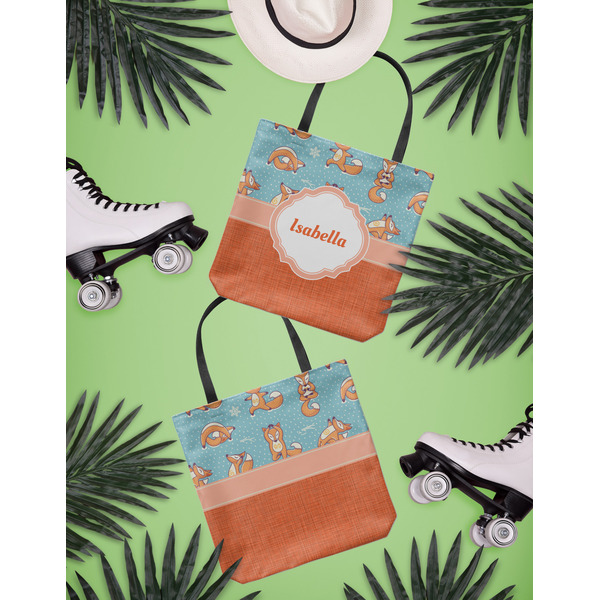 Foxy Yoga Canvas Tote Lifestyle Front and Back
