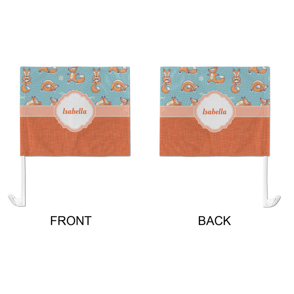 Foxy Yoga Car Flag - Large - APPROVAL