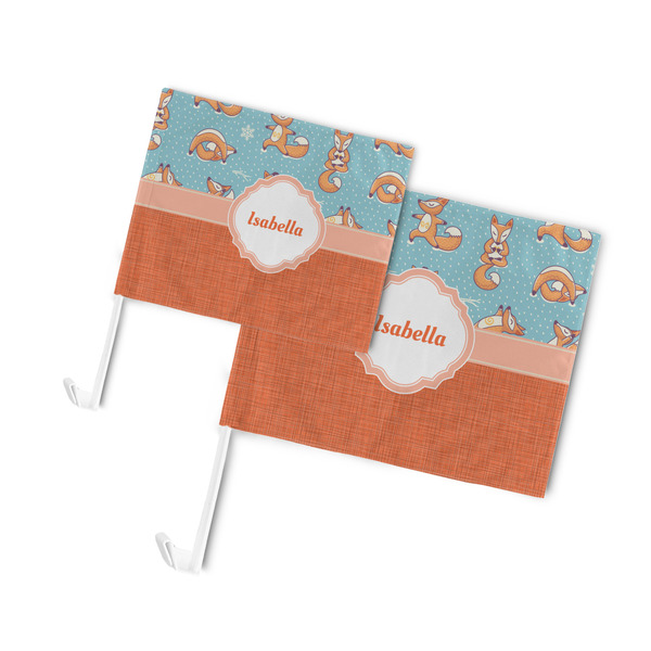 Foxy Yoga Car Flags - PARENT MAIN (both sizes)