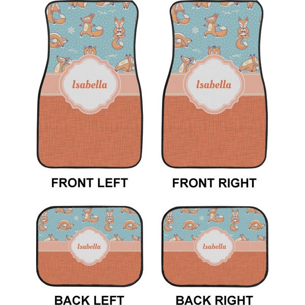 Foxy Yoga Car Floor Mats Set (2F + 2B)