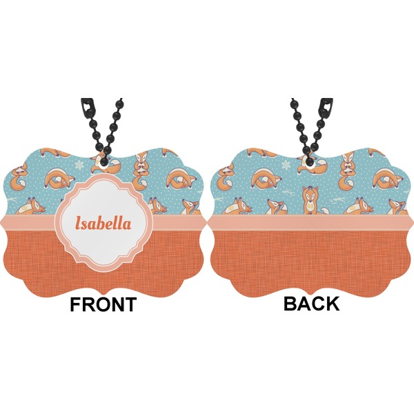 Foxy Yoga Car Ornament (Approval)