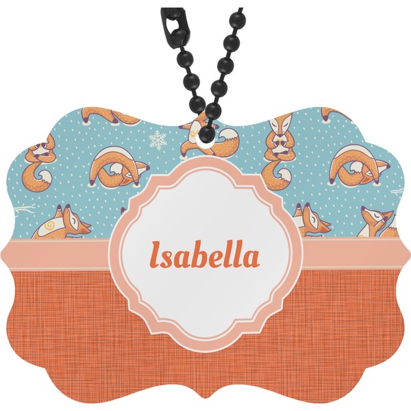 Custom Foxy Yoga Rear View Mirror Charm (Personalized)